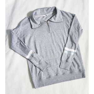 Victoria's Secret PINK: vintage "ANGEL" quarter-zip oversized sweatshirt